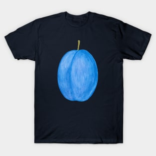 Plum ~ Watercolor Fruit Painting T-Shirt